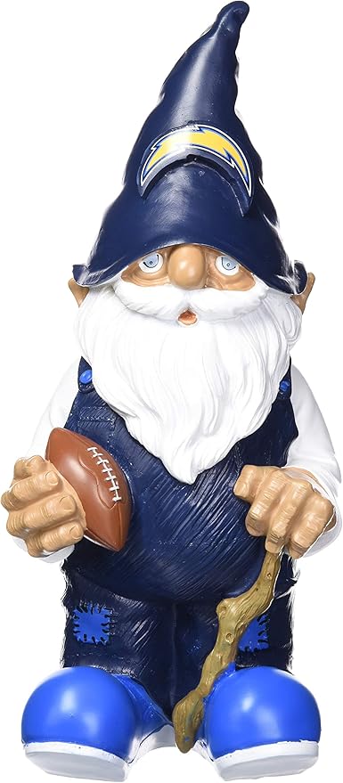 NFL Resin 11.5" Team Logo Outdoor Garden Statue Gnome