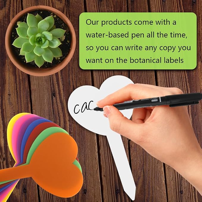 Plant Labels,120PCS Plastic Plant Tags Labels for Seedlings,Garden Labels Outdoor Waterproof,Garden Markers for Plants Outdoor,Gardening Supplies,Gifts for Gardening Lover