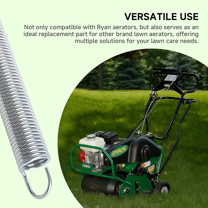 4113746 Extension Spring Compatible with Ryan Lawnaire IV Aerator 544908A 544909B 544910A, Compatible with Bobcat AE19 AE26 Lawn Aerator Lift Spring Replacement Parts