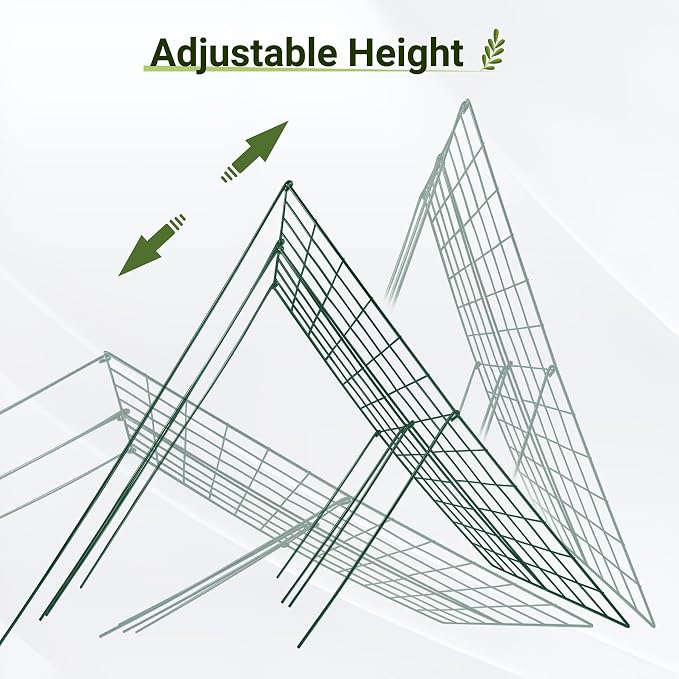 Cucumber Trellis for Garden - 4 Pack, 48" L x 16" W Garden Trellis for Climbing Plants Outdoor with Support Structures, A Frame Trellis for Climbing Vegetables Peas, Vine, Bean