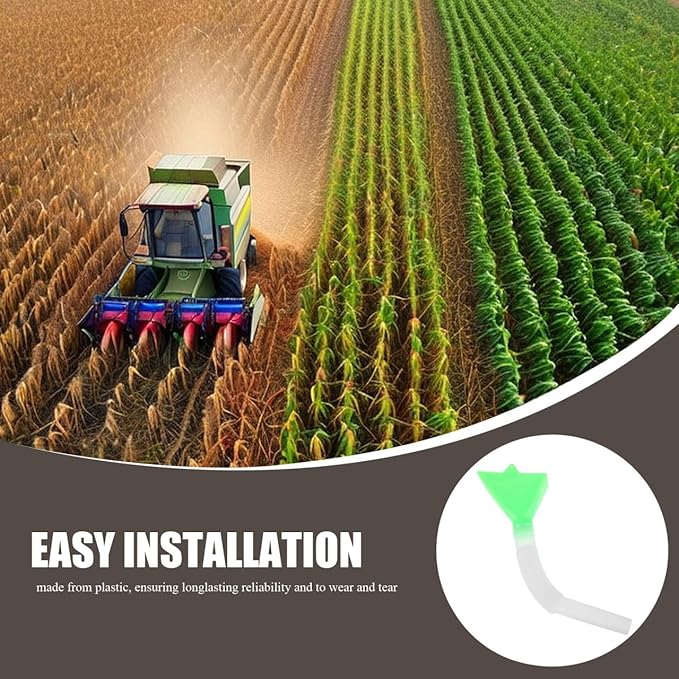 SUPVOX Adjustable Seeder Tube with Funnel - 1.25" (3.2cm) Flexible Replacement Seed Planter Tube for Corn & Wheat Drills, Heavy Duty Plastic Fertilizer Hose for Farm Machinery, 1-Set