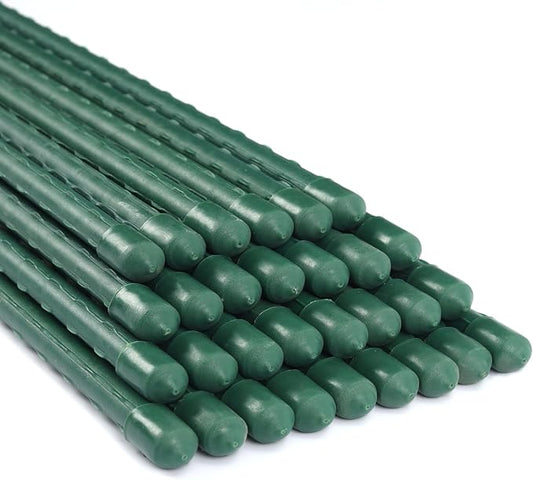 Garden Stakes 48 Inches Steel Plant Stakes Tomato Stakes 4ft Pack of 25
