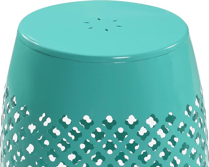 Outdoor 12" Iron Side Table, Outdoor Side Tables, Round Patio Side Table End Table