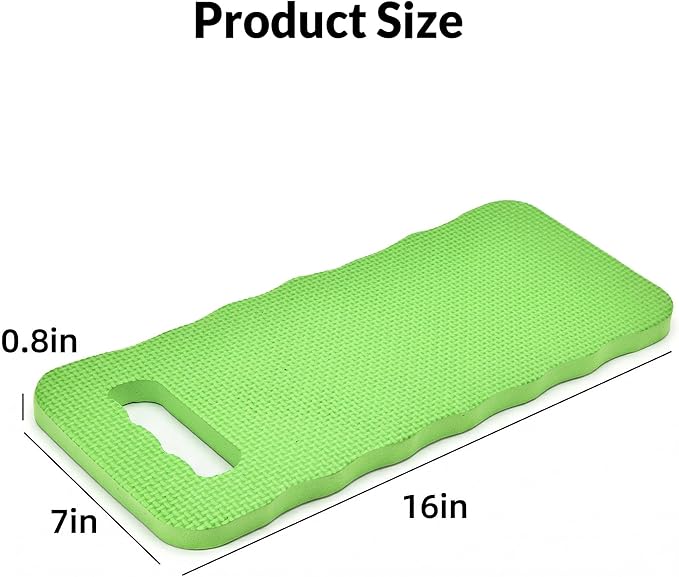 4Pcs Thick Foam Garden Kneeling Pad 16 x 7 Inches Waterproof Knee Pads for Gardening, Cushioning Kneeler Mat for Bathtub, Exercise, Yoga, Work, Cleaning Floors