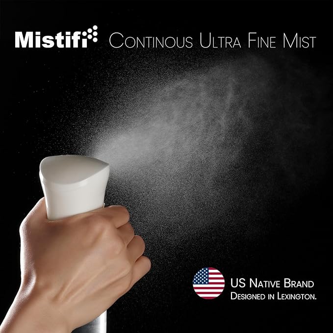Mistifi Continuous Ultra Fine Mist Spray Bottle (200ml 1Pcs, Transparent bottle)