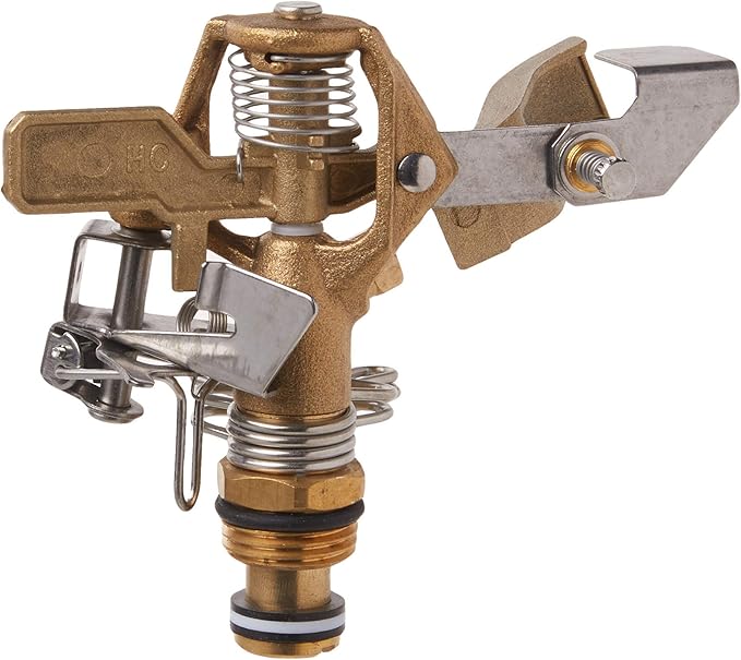 2-Pack Orbit 1/2" BRS Sprinkler Head, Connection, Silver and Gold