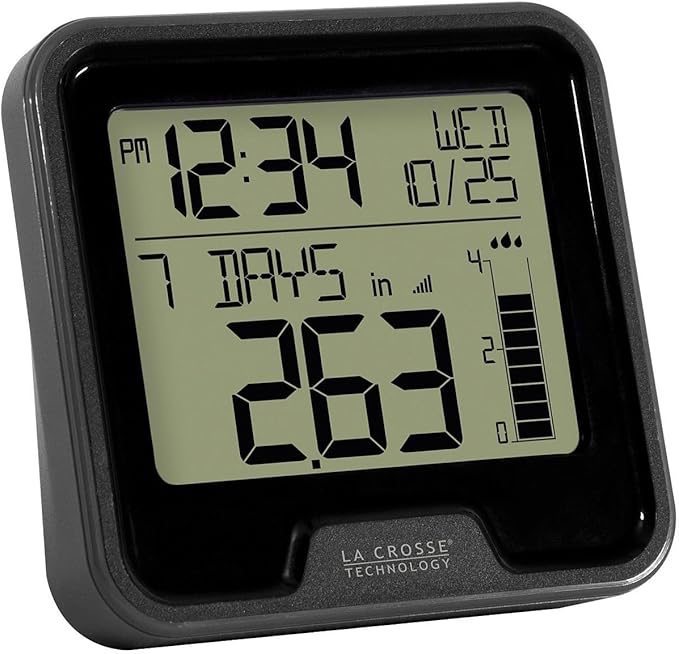 La Crosse Technology 724-1409 Wireless Rain Station , Black