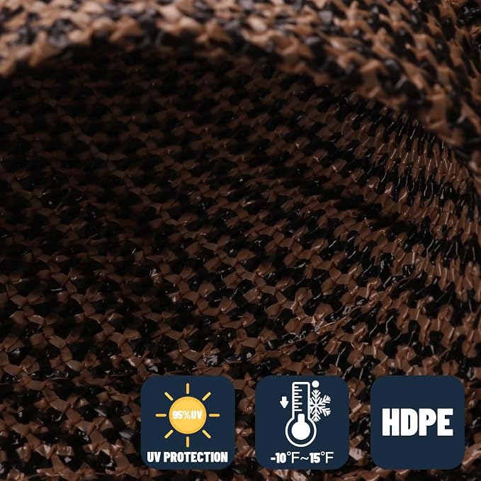 SUNNY GUARD Custom Size 8'x12'x14.4' Brown Sun Shade Sail Right Triangle UV Block Shade for Backyard Yard Patio Deck Garden(Customized)