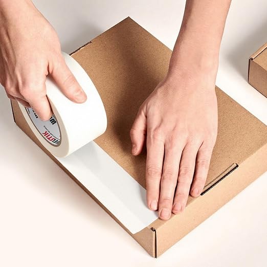 WELSTIK White Gaffer Tape 2 Inches x 33 Yards, No Residue, Non-Reflective,Waterproof, Can be Torn by Hand, Gaffers Cloth Tape for Photography, Shooting Background Fixed