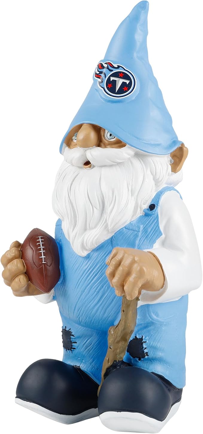 NFL Resin 11.5" Team Logo Outdoor Garden Statue Gnome