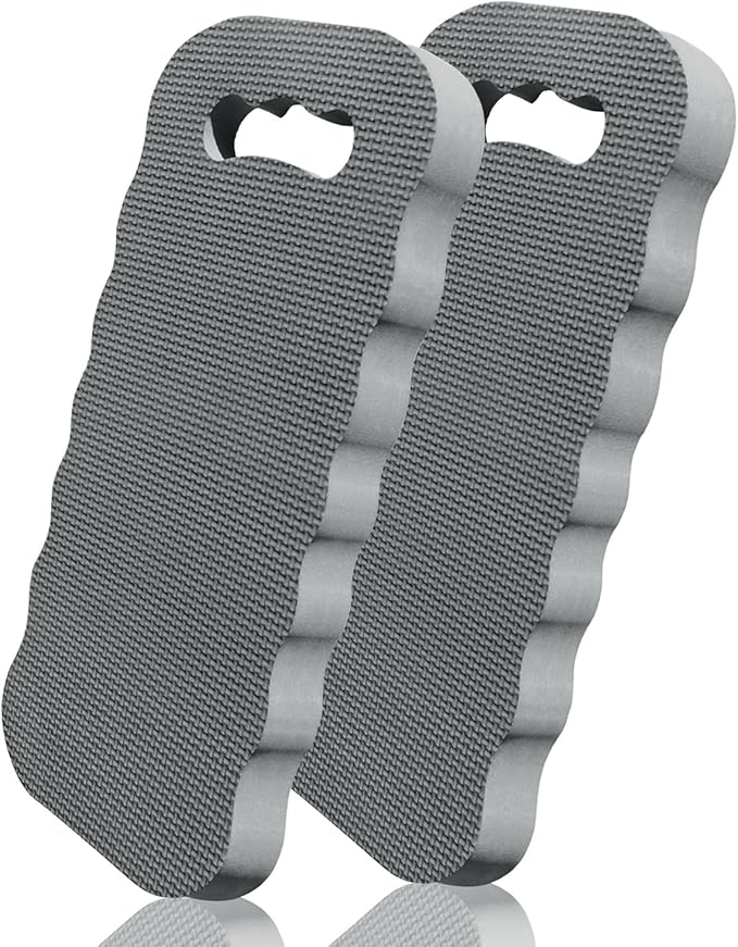 Altdorff Thick Kneeling Pad 2 Pack, Waterproof,Comfortable Garden Kneeling Pads Stain Resistant, Multi-Functional Kneeler Pad for Gardening, Baby Bath, Yoga, Praying and Exercise (Deep Grey)