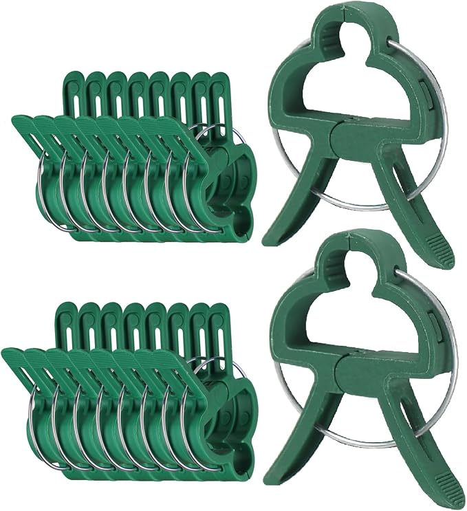 Plant Clips Garden Clips for Supporting Plants, Flowers and Vines, Gentle Durable Plant Support Clips Set (48 Large)