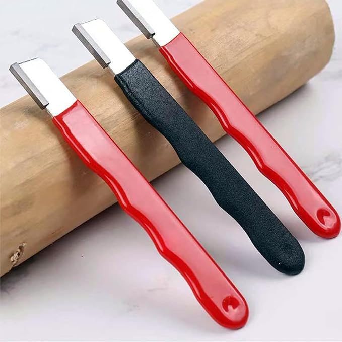 4 Pcs Pocket Blade Sharpener, Premium Steel Garden Tool Sharpener Multipurpose Usage, Knife Portable Blade Sharpener for Pruning Shears Scissors Sickle Fence Shears Gardening Pruner Loppers