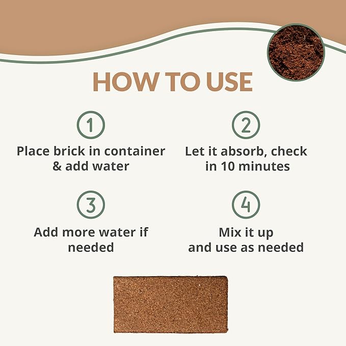 Coco Bliss 650gm Bricks (10-Pack) + Perlite Bliss (8 Qts) - Coco Coir Bricks & Organic Perlite for Plants - Organic Coco Coir for Plants - Coco Coir Perlite Mix - Coconut Coir Bulk Garden Soil Mix