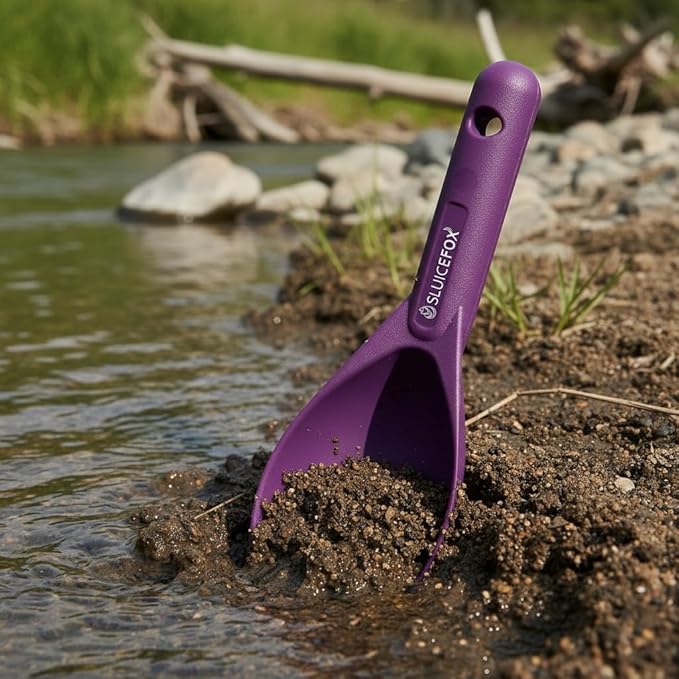 Sluice Fox Gold Prospecting Paydirt Scoop | Durable Plastic Hand Trowel Shovel | Lightweight Tool for Panning, Dredging & Crevice Digging