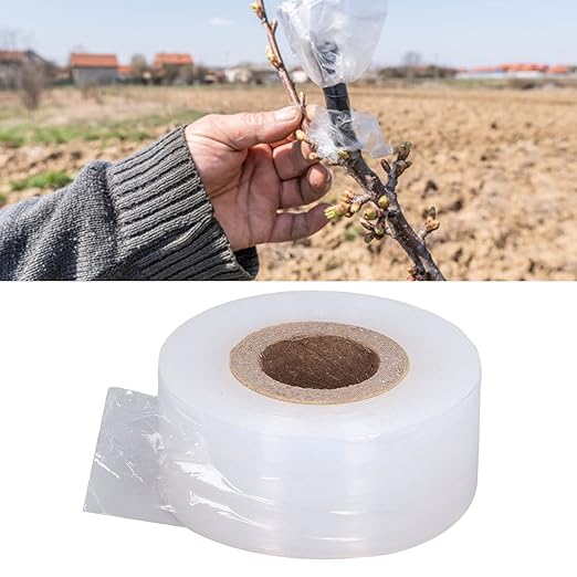 Yctze Tape for pe, Tape for pe Grafting Tape Nursery Sealing PVC Stretchable Resilient 29mm Width Garden Hand Tools