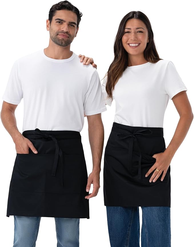 Chef Works Unisex Half Bistro Server Apron