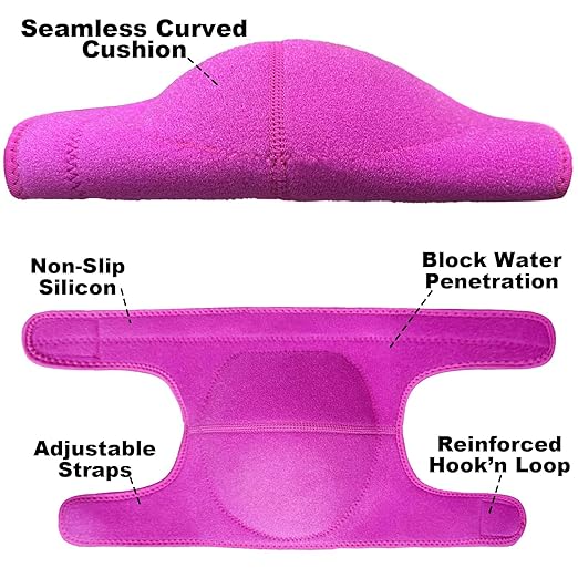 Knee Pads for Kneeling Work, Soft Garden Knee Pad for House Cleaning Worker, Waterproof Foam Cushion, Safety Knee Protector for Flooring and Carpet Installers, Prefect Gifts for Mens Womens Work, Pink L (1 Pair)