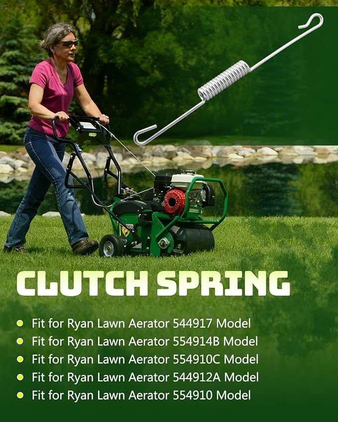 4118356 Clutch Spring Fits for Ryan Lawn Aerator 544917 554914B 554910C 544912A 554910, Spring Extension