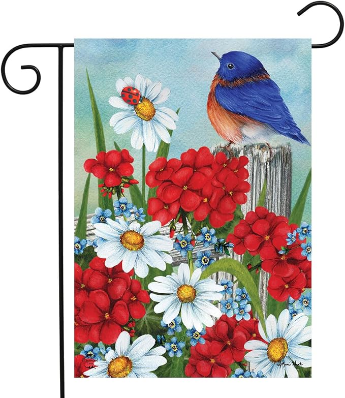 Spring Friendship Garden Flag 18" x 12.5" Briarwood Lane