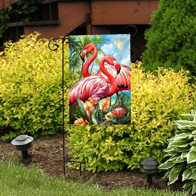 Briarwood Lane Flamingo Pair Garden Flag