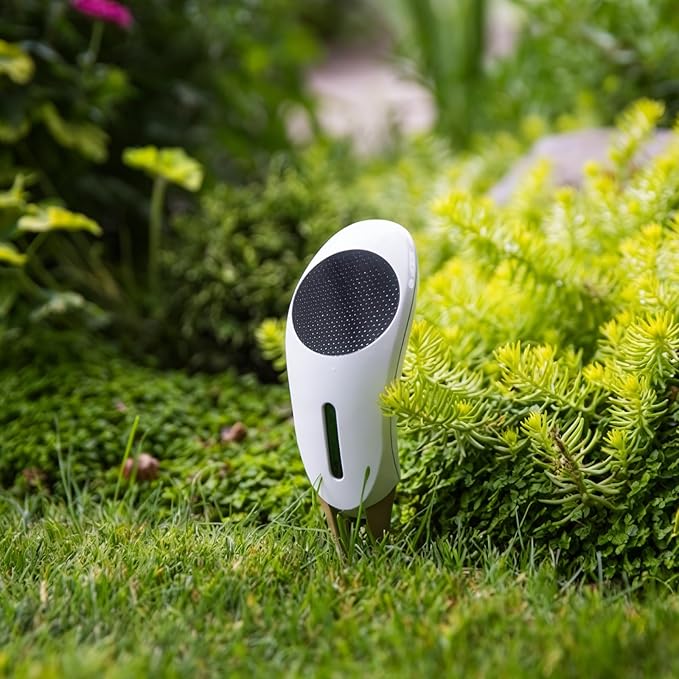 Netro Whisperer 2nd Gen Smart Plant Sensor, APP-Baed, WiFi Connected, Solar Powered for Outdoor Use