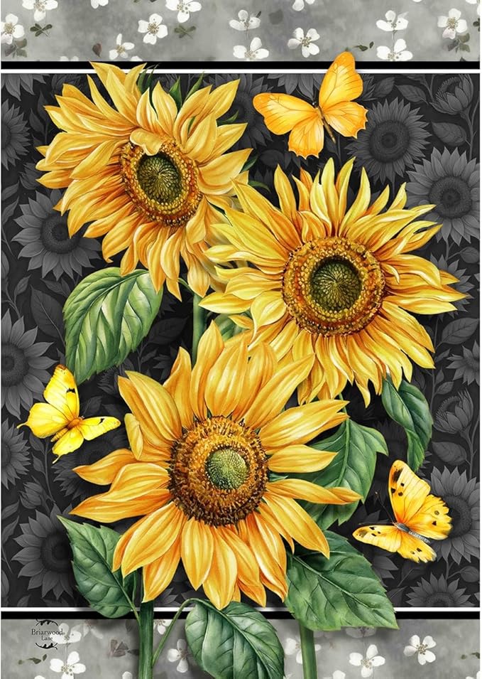 Briarwood Lane Elegant Sunflowers Garden Flag