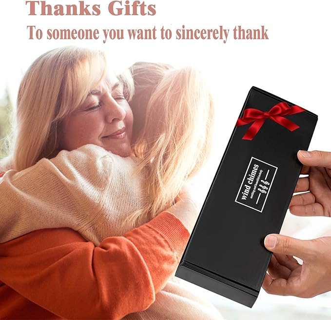 Thank You Gifts for Women, Men, Friendship Gifts, Thank You Wind Chimes,Appreciation Gifts for Family Employee Coworkers Colleague Teachers Nurses