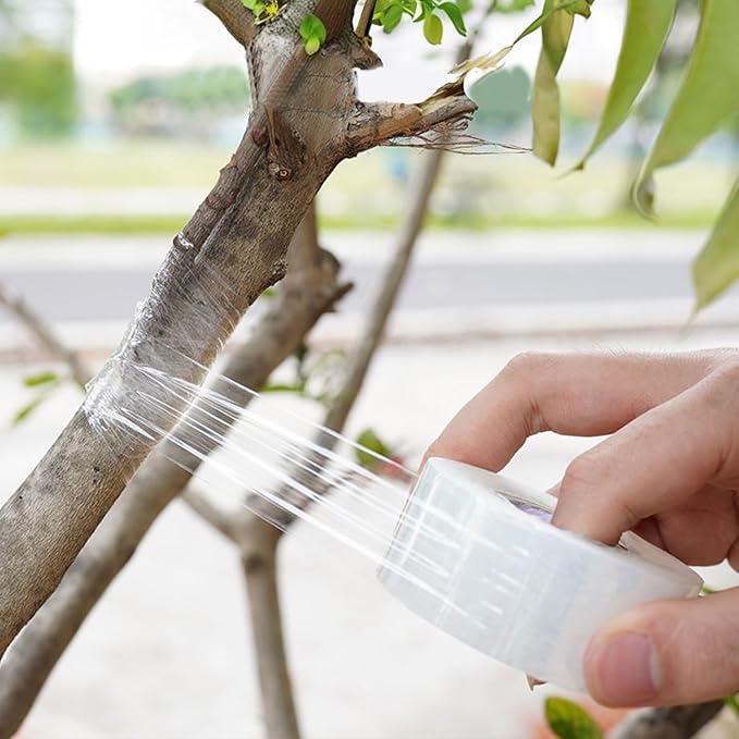 6 Pcs Plant Tape,Parafilm Grafting Tape for Fruit Trees,Floral Tape Grafting Tools,Membrane Clear Floristry Film