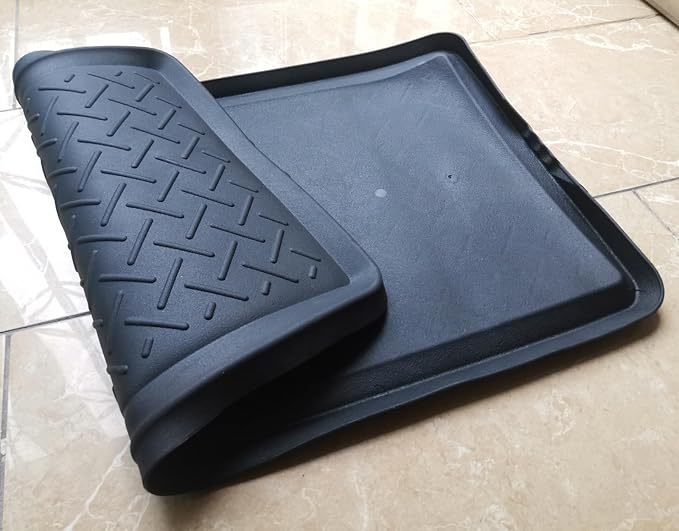 Boot Tray for Entryway, Soft TPR Rubber Material Boot Mat, Shoe Tray, Shoe Mat for Indoor and Outdoor Use, 27.5X15.7 inch
