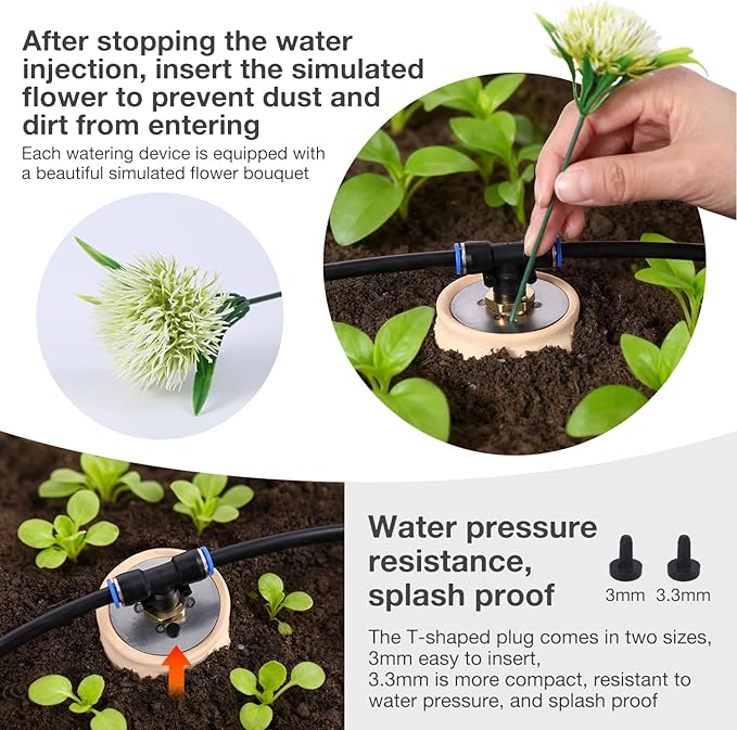 8pcs Olla Watering System for Your Garden 4x4x8in Irrigation System 41oz Self Watering Stakes Insert Automatic Watering Devices Self Watering Spikes Indoor Outdoor Ollas Pot