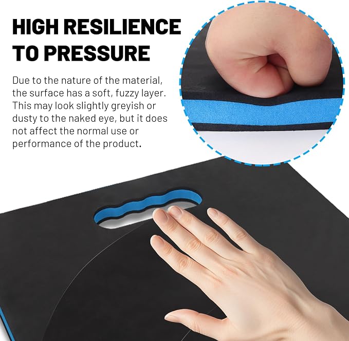 Mechanic Mat for Working Under Car, Magnetic Slot for Storing Screws or Small Accessories, Thick Kneeling Pad with Handle for Mechanics, Garage, Gardening, Gym, Camping, Creeper