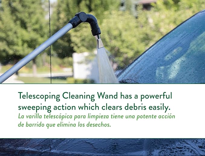 5-Pack Orbit 58543 Telescoping Gutter Cleaning Wand, Silver