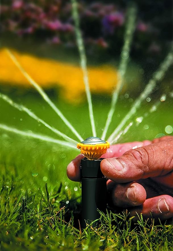 Rain Bird 8SAPROPR Pressure Regulating (PRS) High-Efficiency Pro Rotary Sprinkler, Hand Adjustable 45° - 270° Pattern, 8' - 14' Spray Distance, 4" Pop-up Height