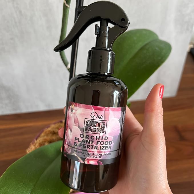 Cute Farms Orchid Plant Food Fertilizer Mist (Two - 8 oz. Spray Bottles)