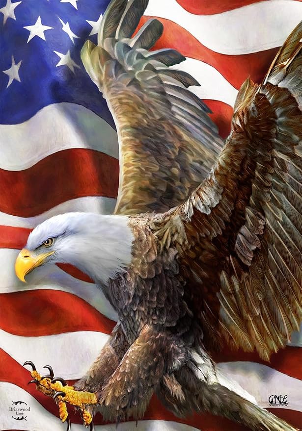 Briarwood Lane American Freedom Eagle Garden Flag