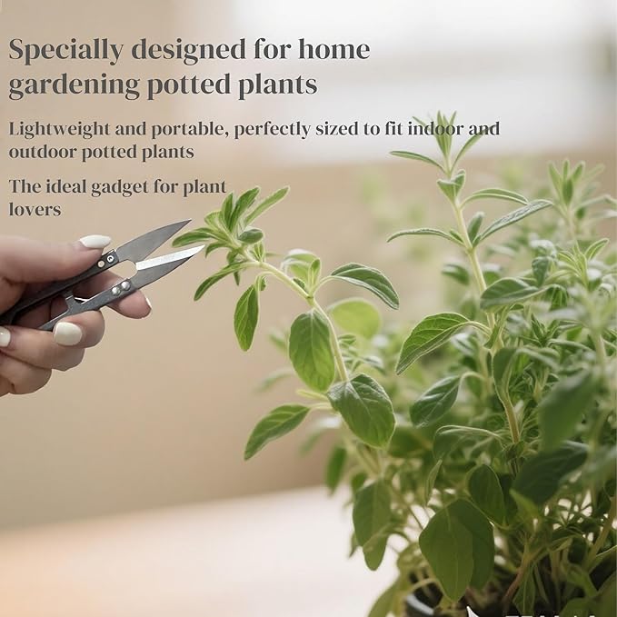 4-Piece Set 4.1-Inch Pruning Shears - Lightweight Stainless Steel Plant Pruning Tools, Ideal for Trimming Buds, Leaves, and Small Branches，sewing, quilting, weaving