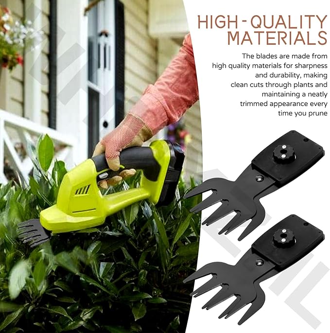 2 Pack 302348001 Hedge Trimmer Grass Shear Blade Assembly Compatible with Homelite Ryobi P2900 P2900VNM P2906VNM