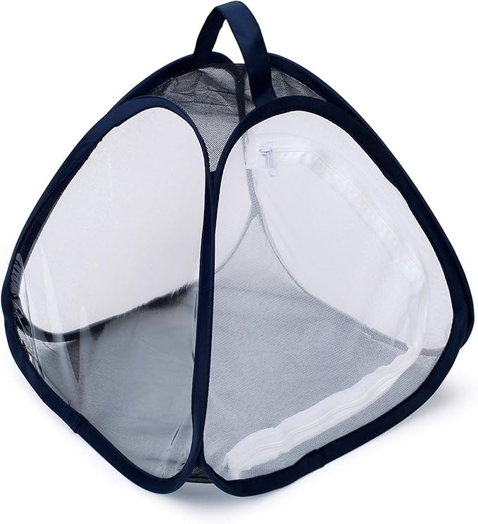 RESTCLOUD Mini Butterfly Habitat, Insect Mesh Cage, Bug Terrarium Pop Up 11" x 11" Tall
