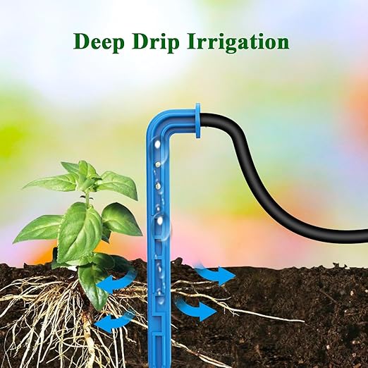 Solar Irrigation System Accessories for Plant Watering Devices Accessories for Potted Plants,Irrigation System Kit Accessories with 10M Hose / 10 Drippers / 10 T-Connectors/Filter