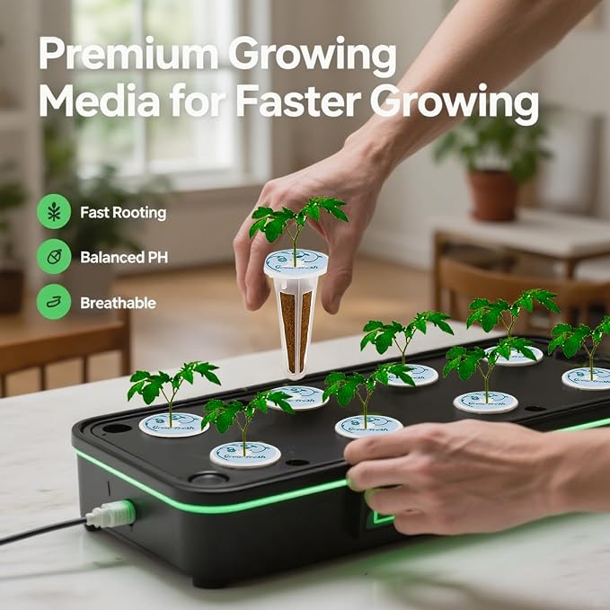 Lettuce Seed pod Kit for AeroGarden, Includes Iceberg Lettuce/Mixed Greens/Romaine Seed - Hydroponics Supplies for Most Brands 8-POD