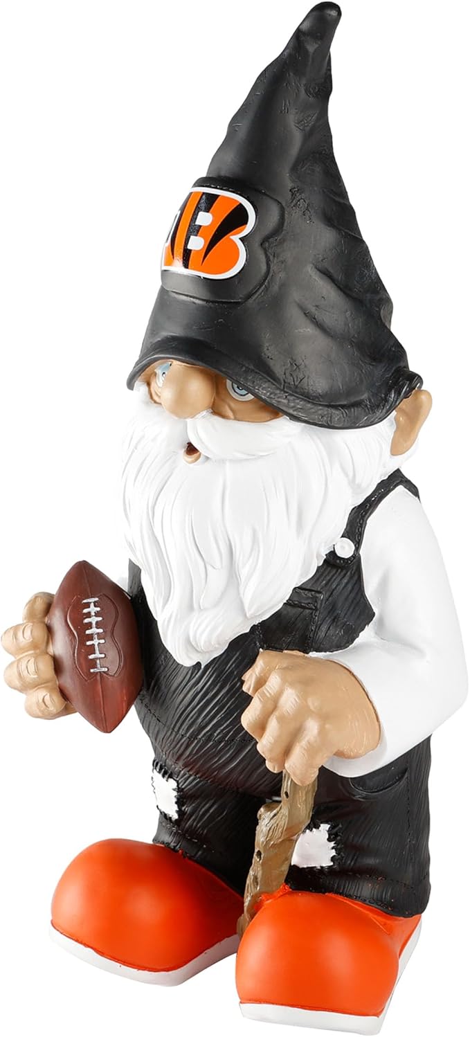 NFL Resin 11.5" Team Logo Outdoor Garden Statue Gnome