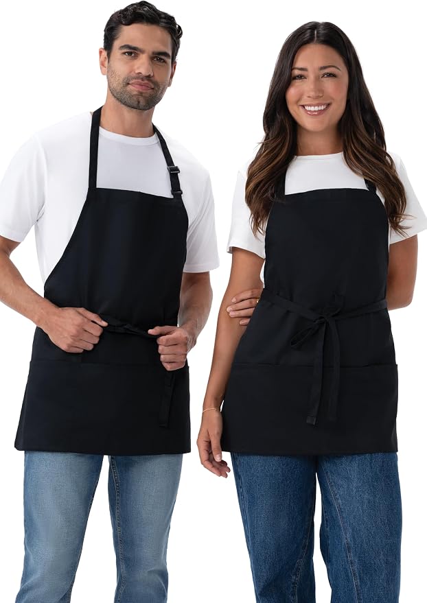 Chef Works Unisex Three Pocket Apron