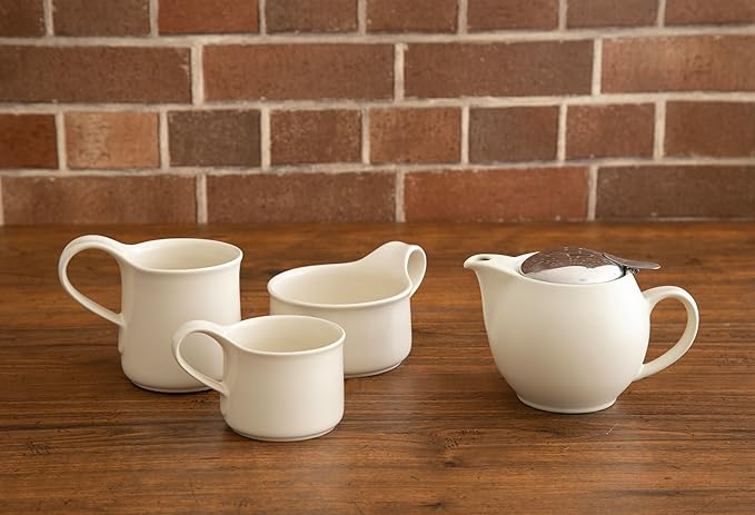 Zero Japan Bee House Ceramic Cappuccino Mug - Microwave & Dishwasher Friendly, Ceramic Coffee Mugs with Handle - Cups for Tea, Espresso, Latte & Hot Drinks - Silky Ivory (5.4 oz)