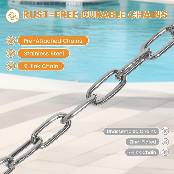 Lazy Daze Hammocks 10.5 FT Double 2 Person Caribbean Rope Hammock, Hand Woven Polyester Hammock with Spreader Bars, for Outside Outdoor Backyard Patio Poolside, 450 LBS Capacity, Yellow