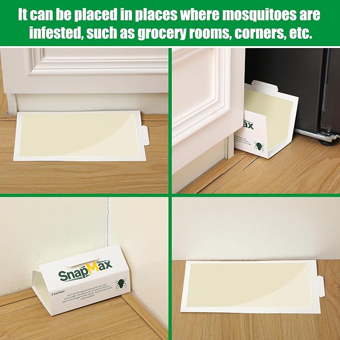 Qualirey 150 Pack Large Mouse Traps Strong Sticky Mouse & Insect Glue Traps Boards Bulk Indoor for Home Sticky Pest Control Adhesive for Catching Rats & Rodents, Cockroaches, Bugs, Unscented