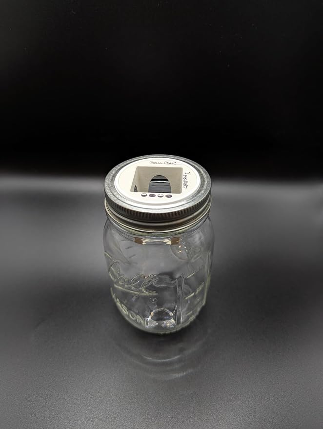 Grow Cubes Mason Jar Adapters for Kratky and DWC Gardening/Compatible with Gardyn (10 Mason Jar Regular Mouth adapters)
