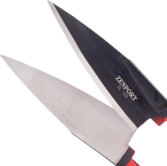 Zenport ZL122 Heavy Duty Onion & Sheep Shears – 13-Inch Double Bow Shear with 6.5-Inch Carbon Steel Blades, Spring-Loaded Garden & Harvest Cutting Tool