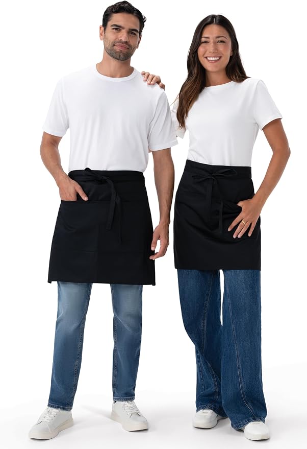 Chef Works Unisex Half Bistro Server Apron