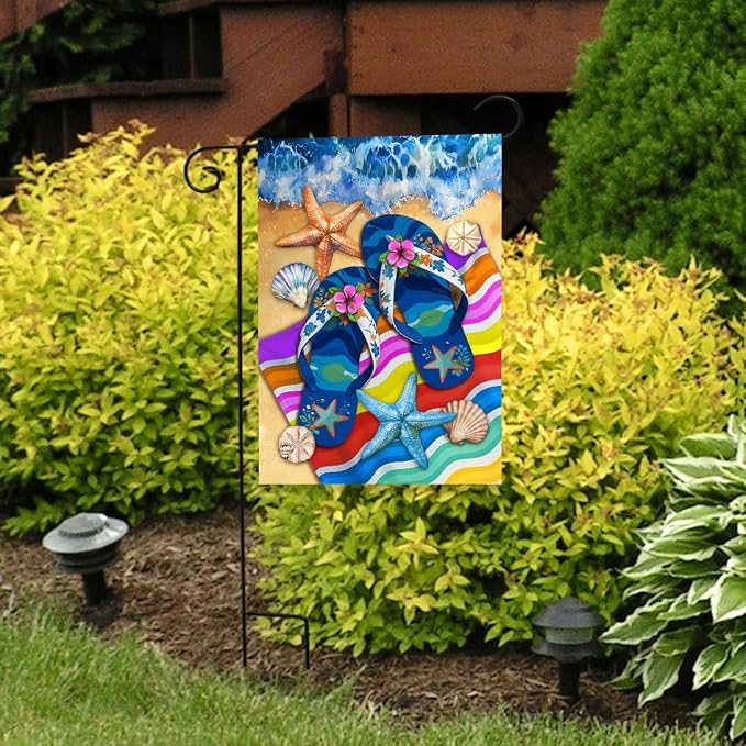 Briarwood Lane Flip Flop Haven Garden Flag
